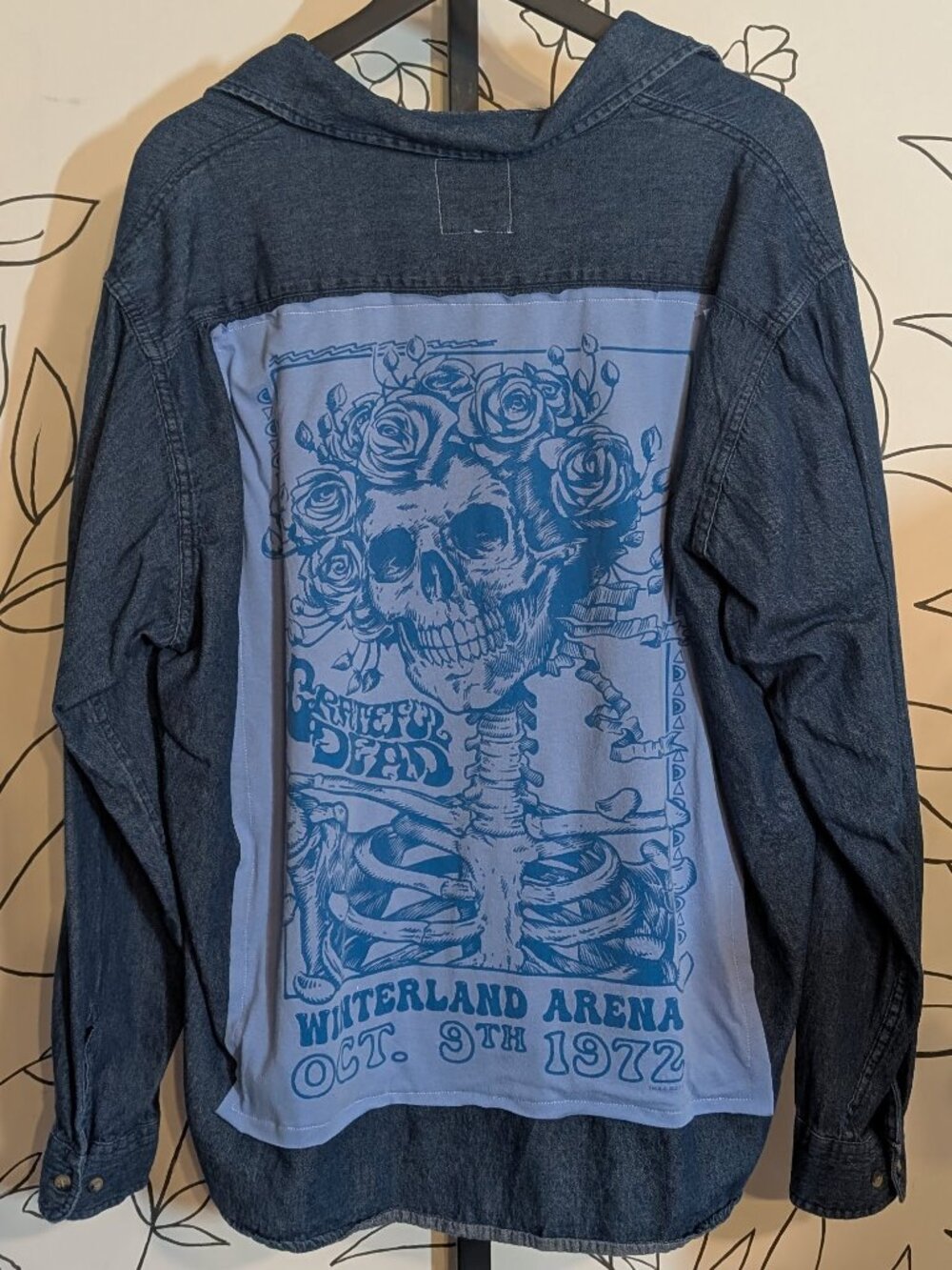 Grateful Dead Repurposed Soft Denim - XL